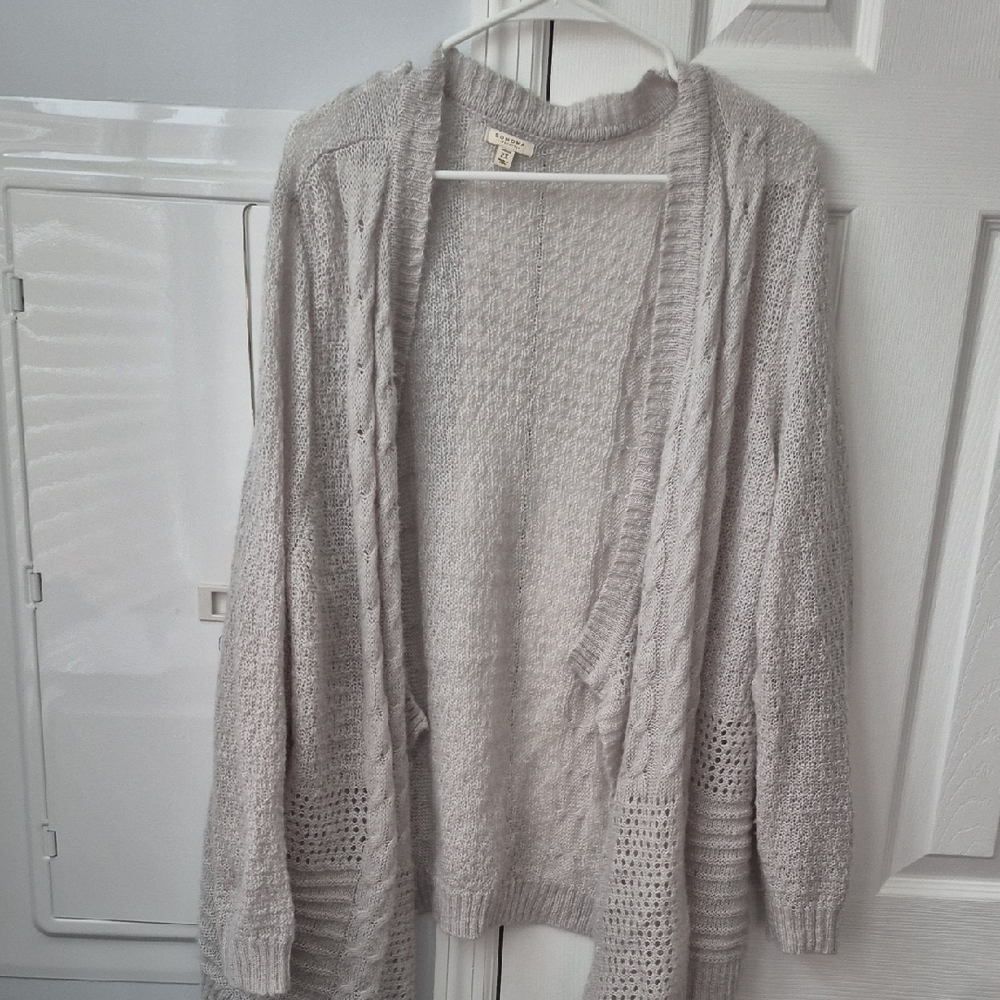 Cozy Gray Knit Sweater